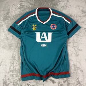 BoxLunch My Hero Academia Anime Midoriya Soccer Jersey Mens Large Green